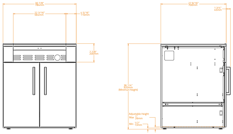 Brabura modul til griddle 20