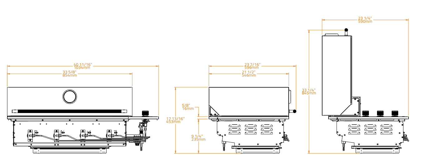Box-Q drop-in gasgrill