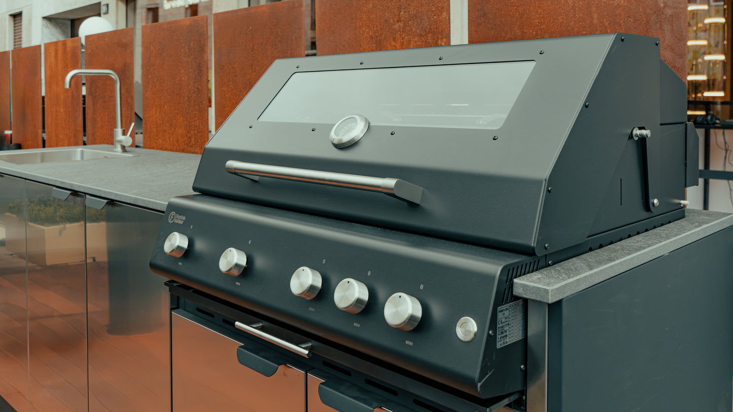 Porta Maggiore udekøkken med håndvask, skabe og indsats til gasgrill