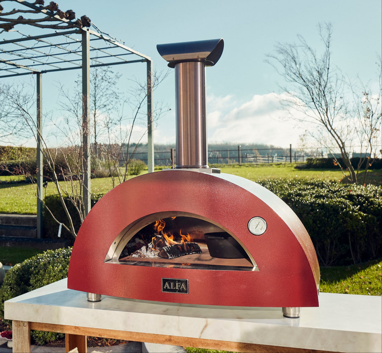 Alfa Forni Moderno 2 brændefyret pizzaovn