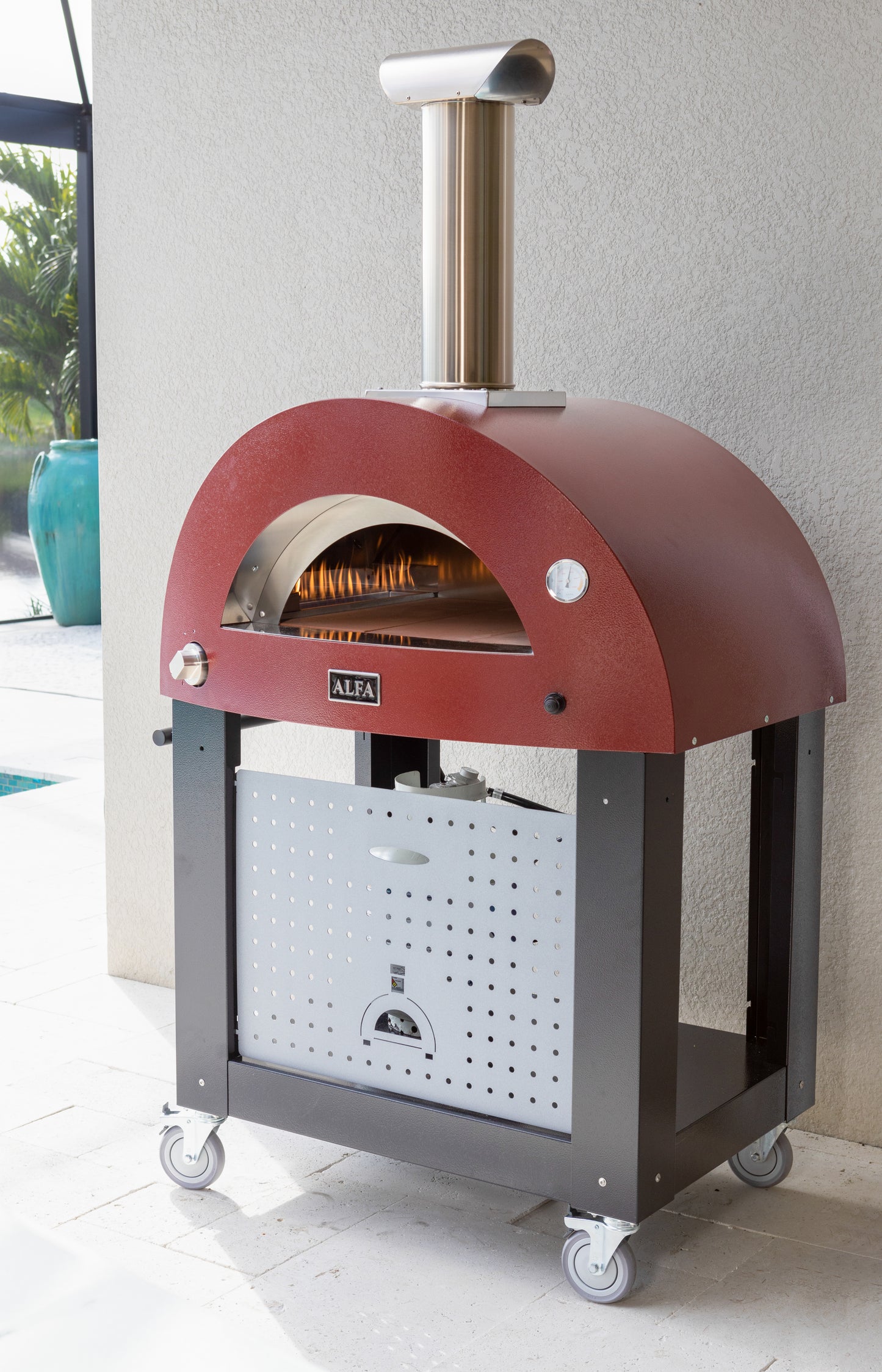Alfa Forni Moderno 2 gas/brænde pizzaovn
