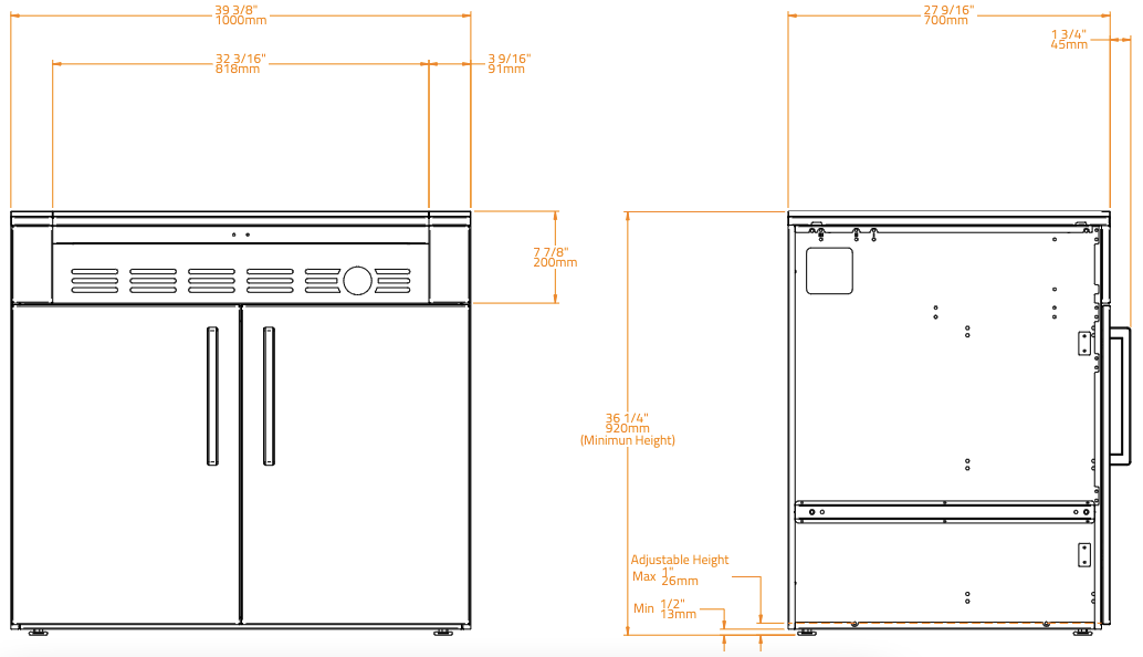 Brabura modul til griddle 30