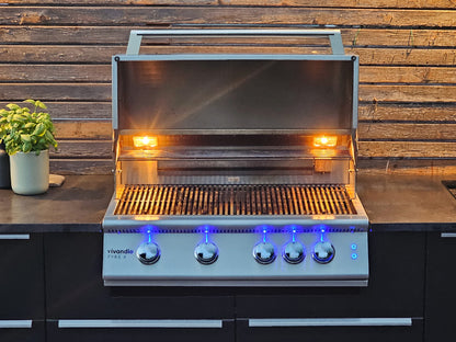 Elements 400: Stilfult og rummeligt udekøkken med stor og kraftfuld gasgrill