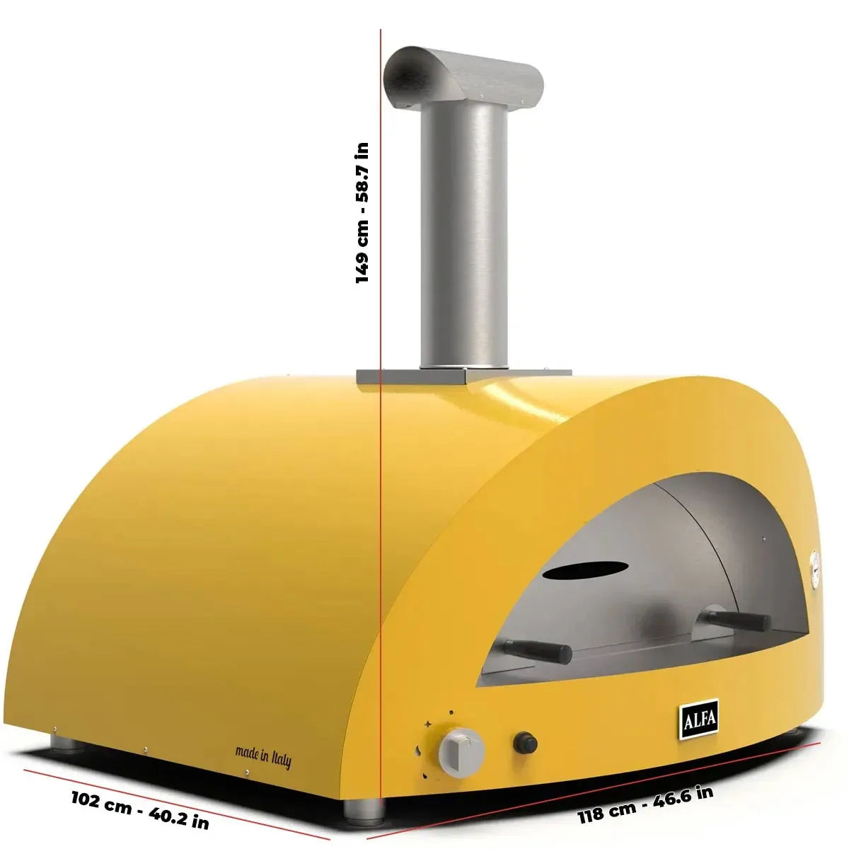 Alfa Forni Moderno 5 brændefyret pizzaovn